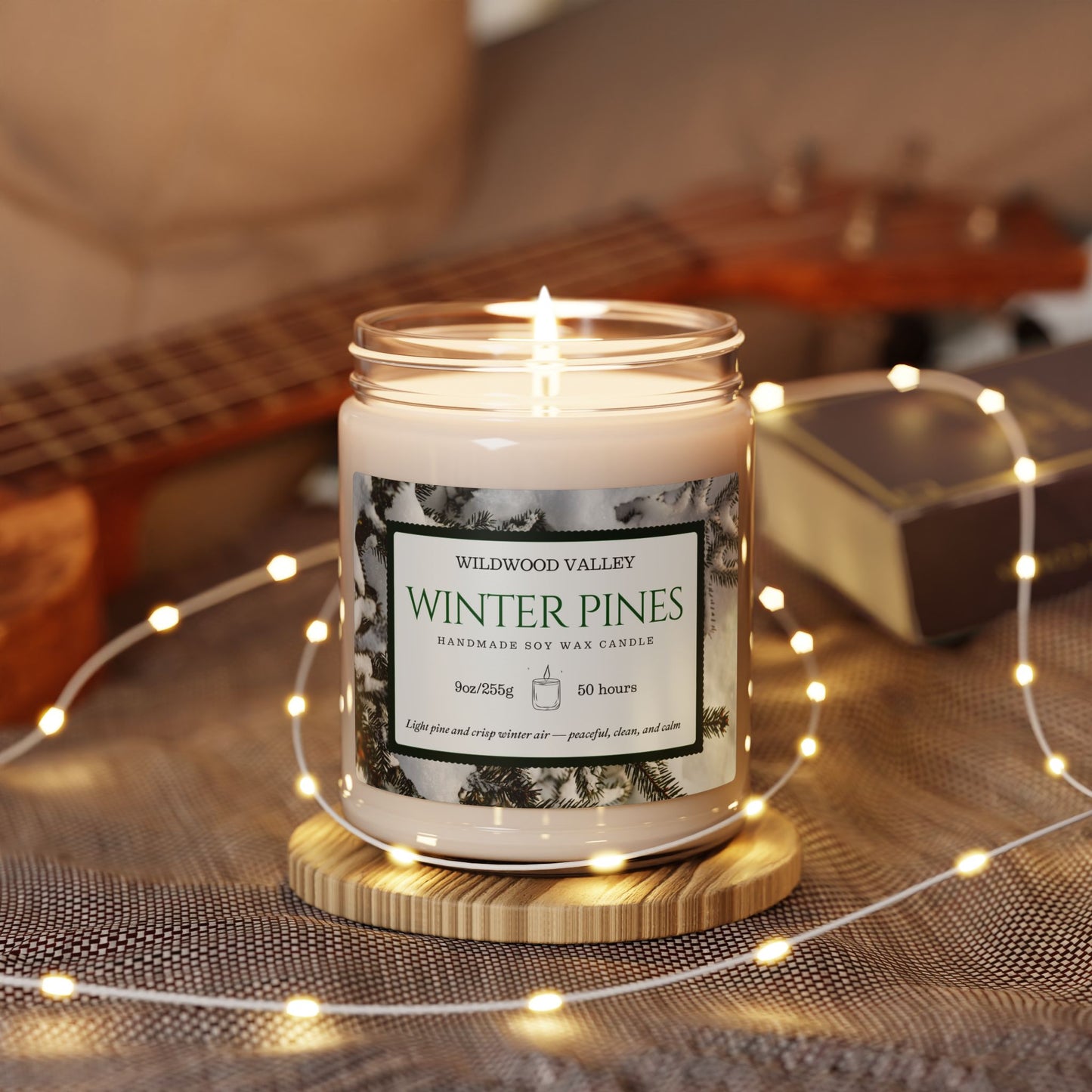 Winter Pines Scented Soy Candle