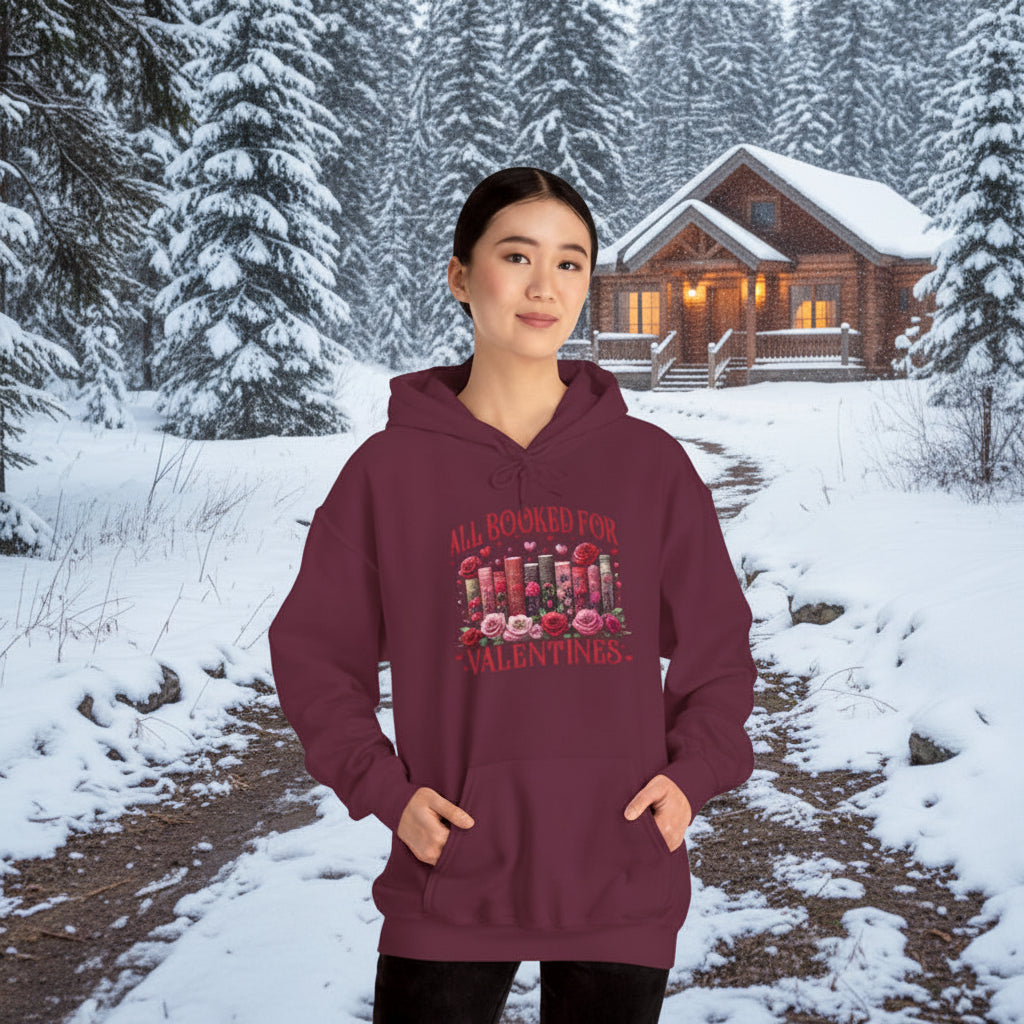All Booked for Valentines Hoodie