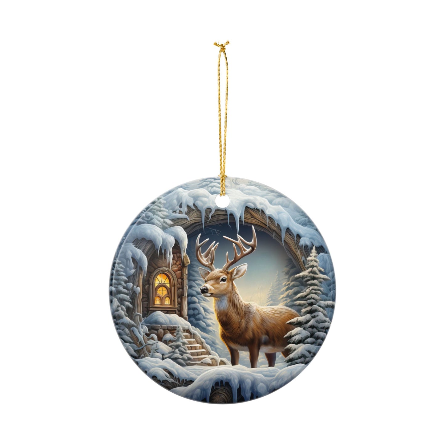 Winter Haven Ceramic Christmas Ornament