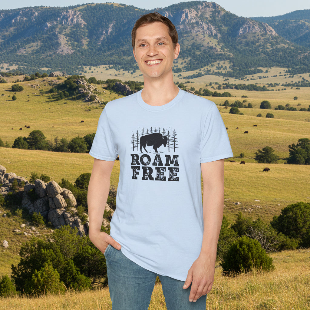 Roam Free Bison T-Shirt
