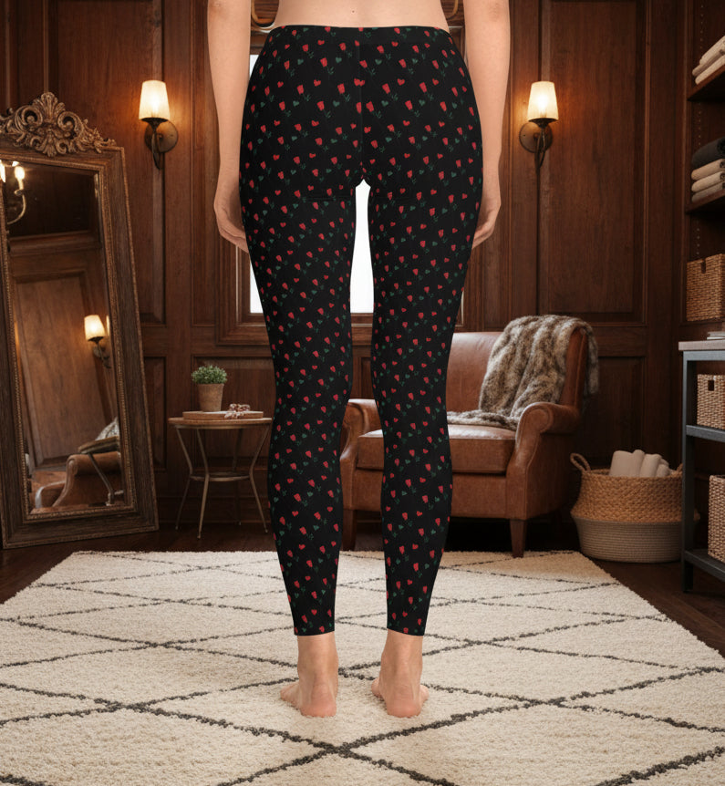 Roses and Hearts Leggings