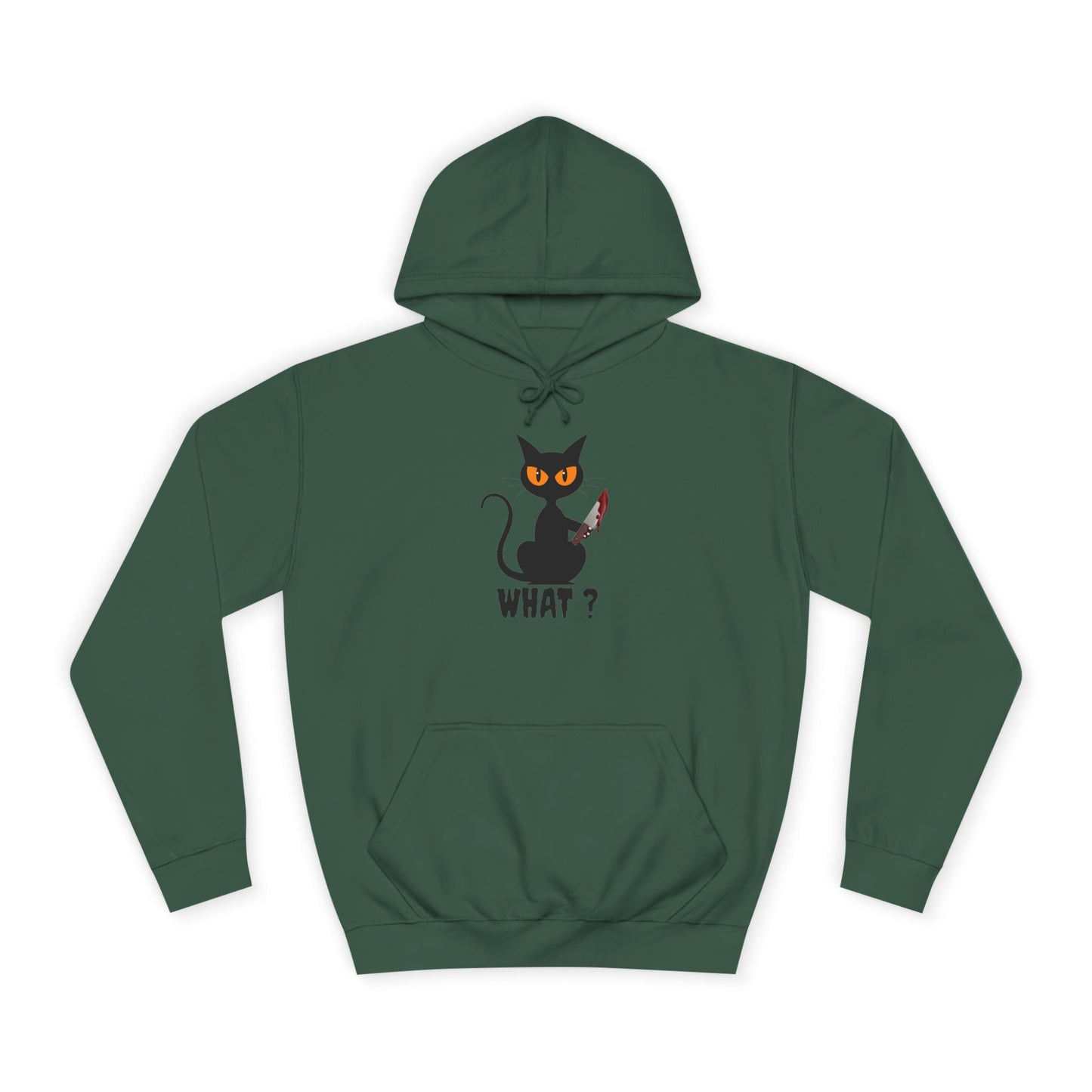 What? Black Cat Hoodie