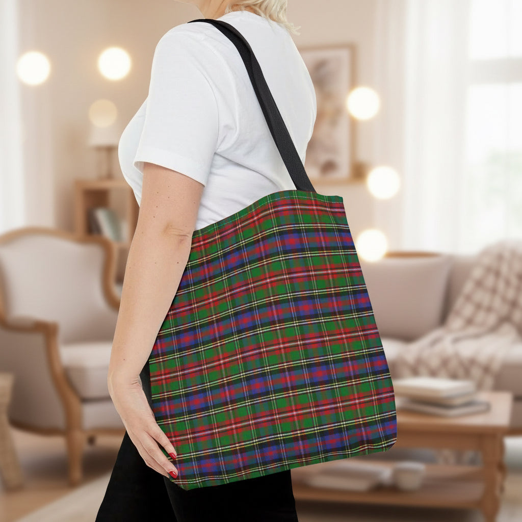 Christmas Plaid Tote Bag