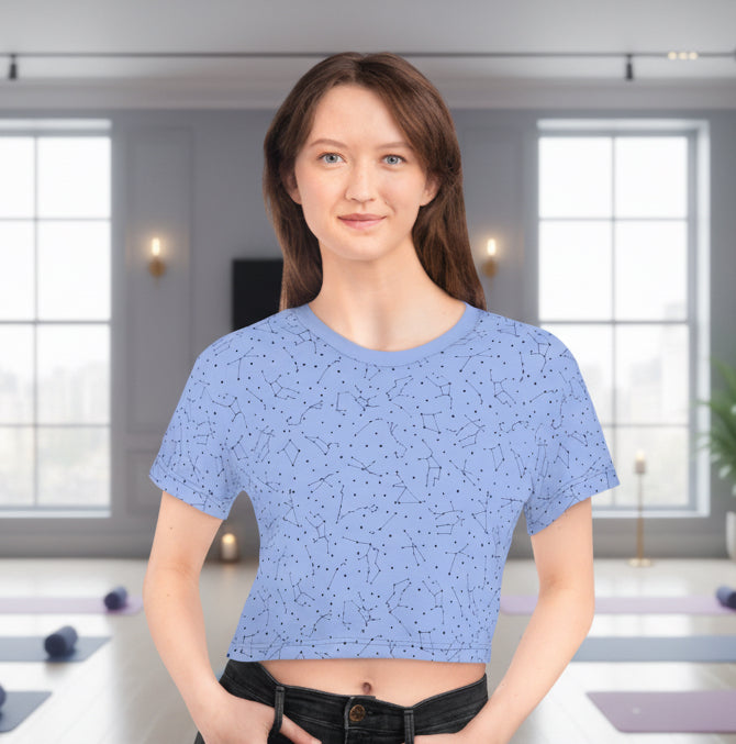Constellation Crop Top T-Shirt