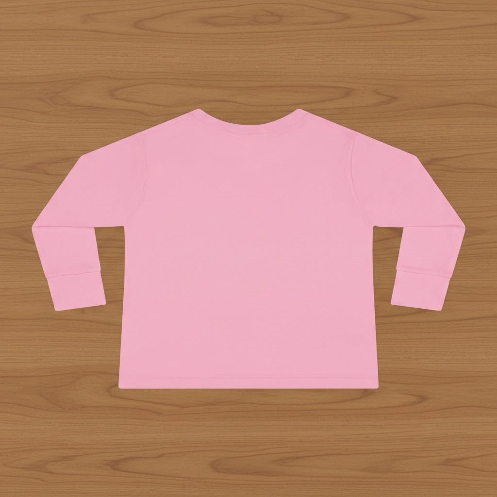 Little Pink Monster Toddler Long Sleeve Tee