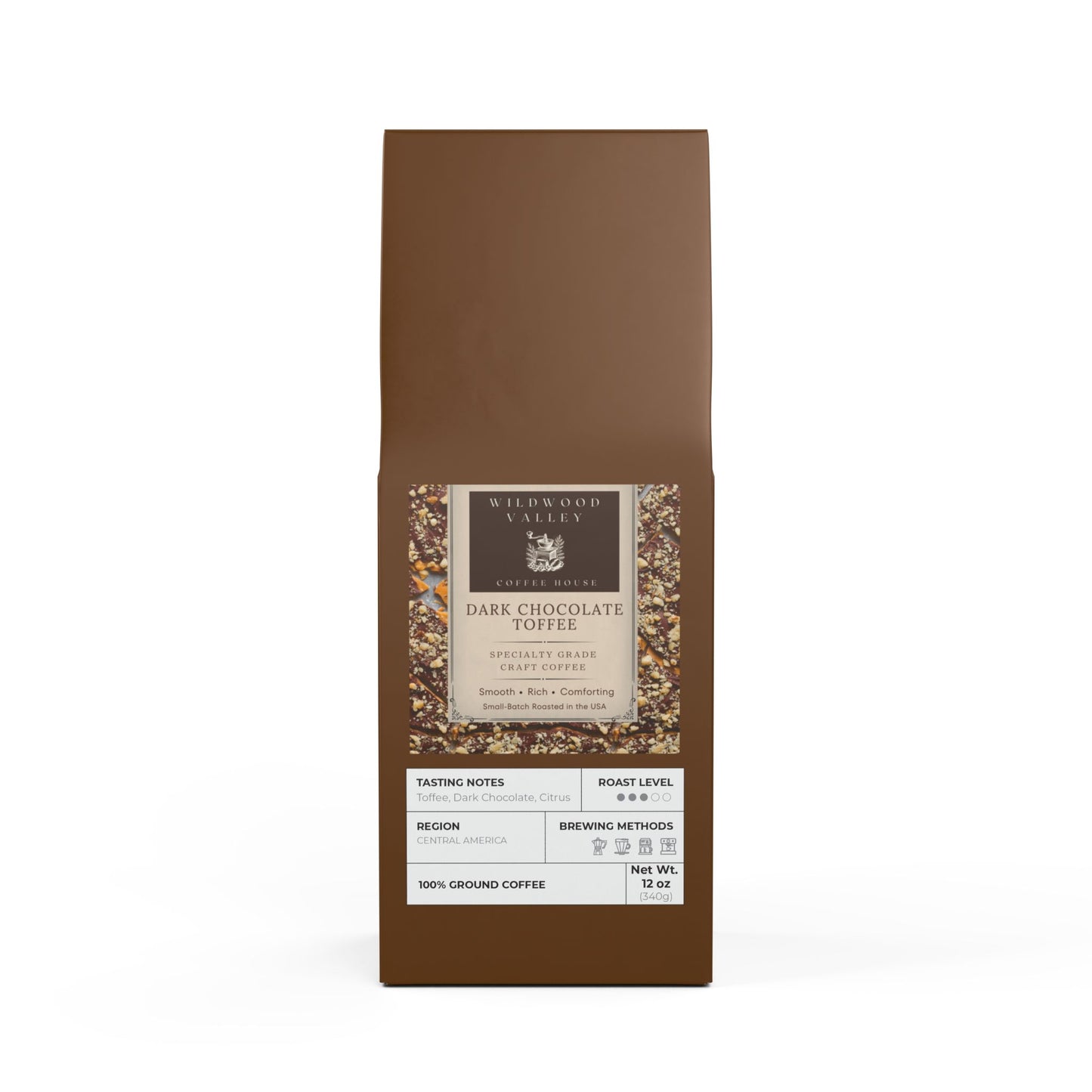 Dark Chocolate Toffee Coffee Blend | Medium Roast
