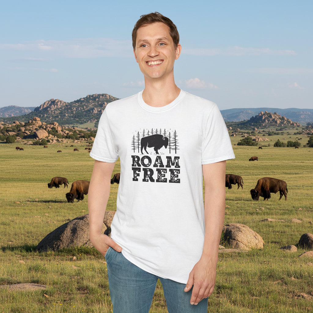 Roam Free Bison T-Shirt