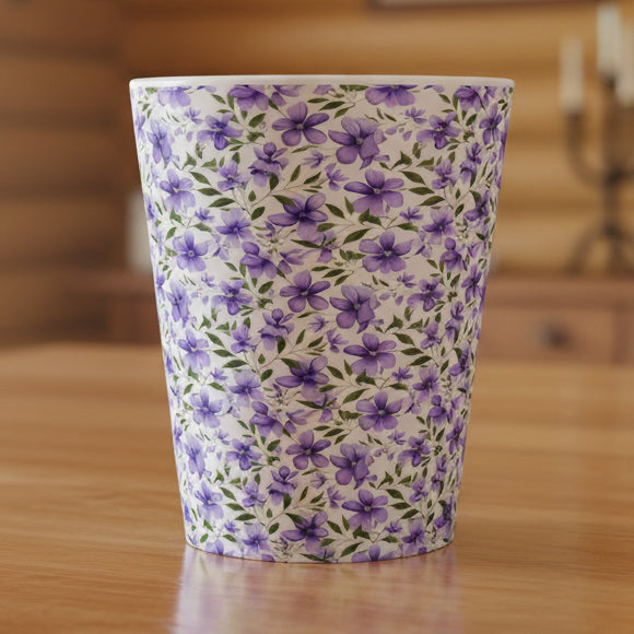 Purple Violets Latte Mug