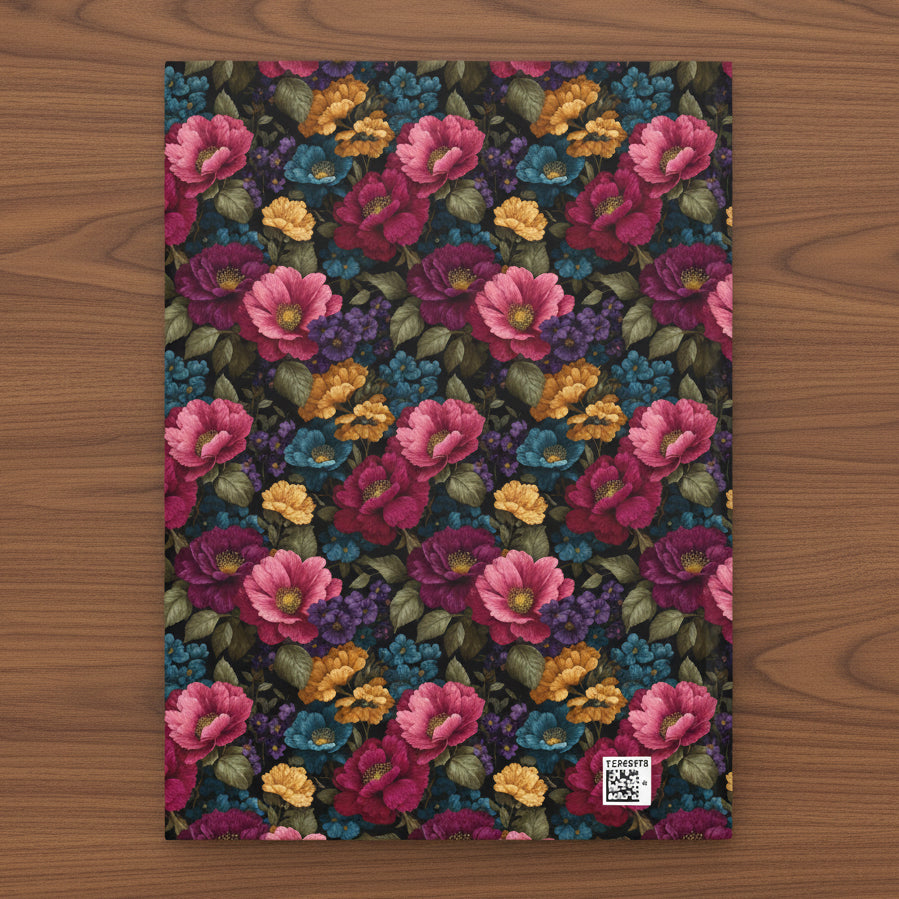 Vintage Floral Hardcover Journal