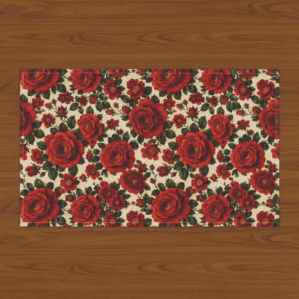 Riverfront Roses Tea Towel