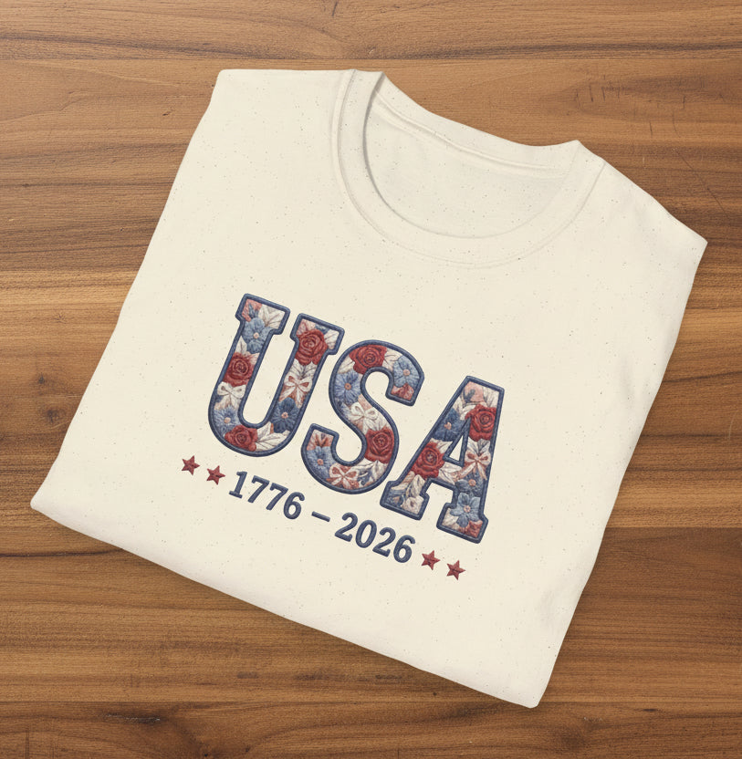 USA 1776-2026 Patriotic T-Shirt
