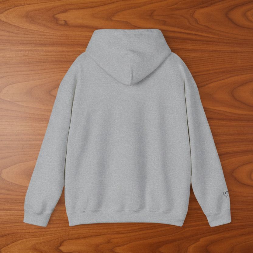 Sweater Weather Hoodie with Heart accent sleeve