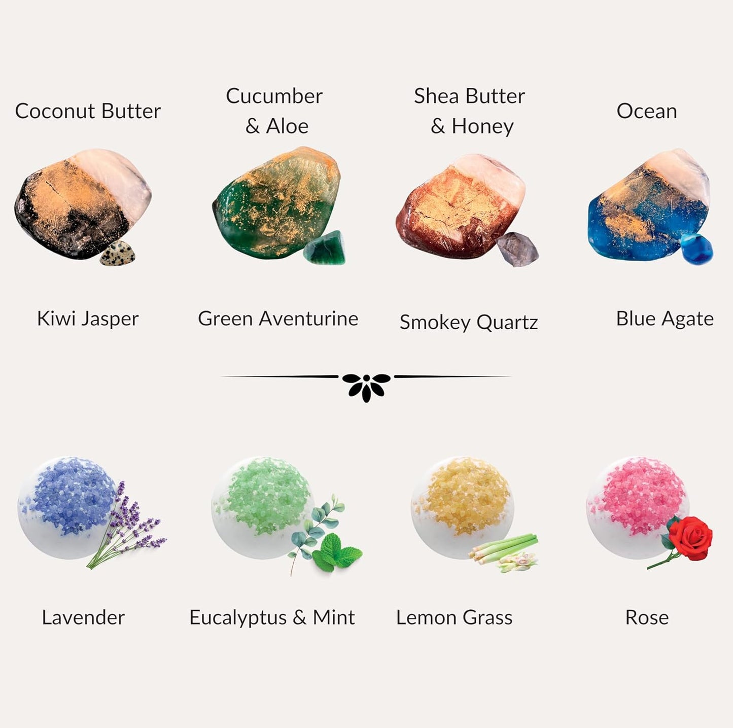 Crystal Rock Soap Collection – Nature’s Beauty, Hidden Gem