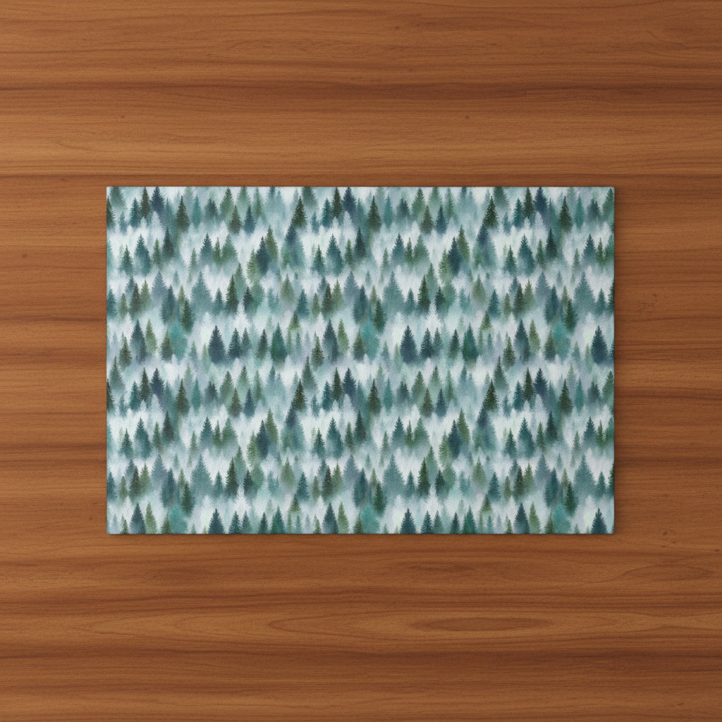 Forest Pines Glass Cutting Board