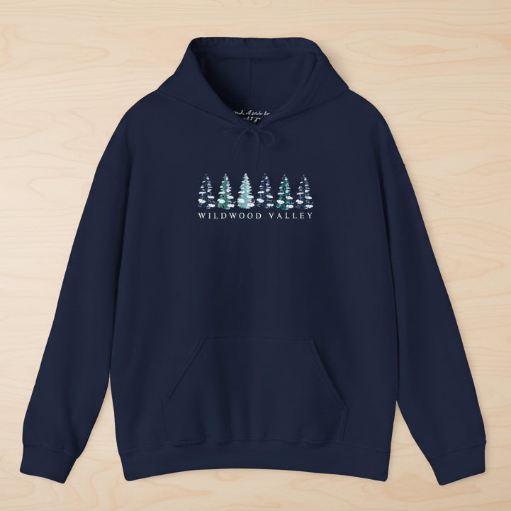 Wildwood Valley Winter Woodland Hoodie