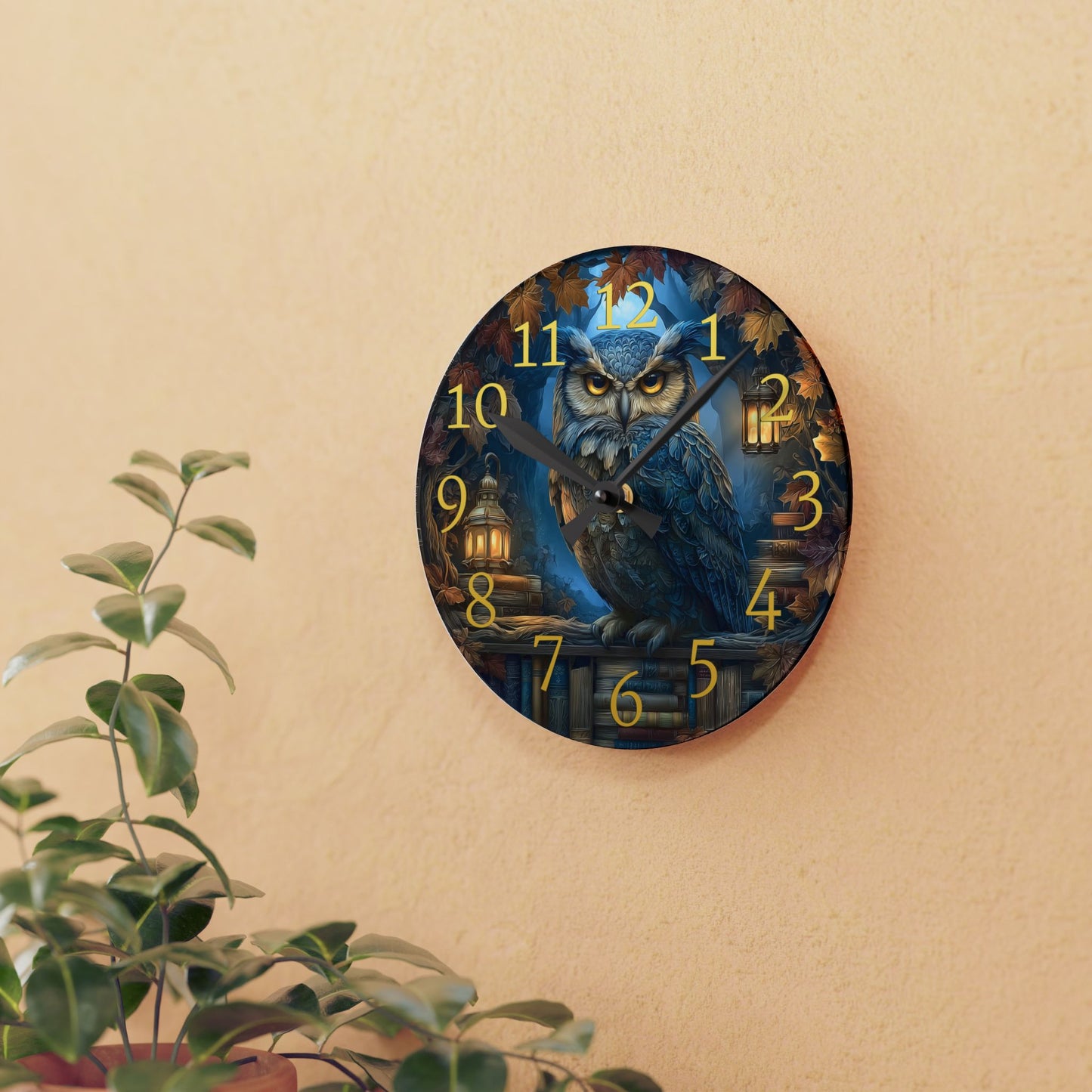 The Wise Old Owl Clock