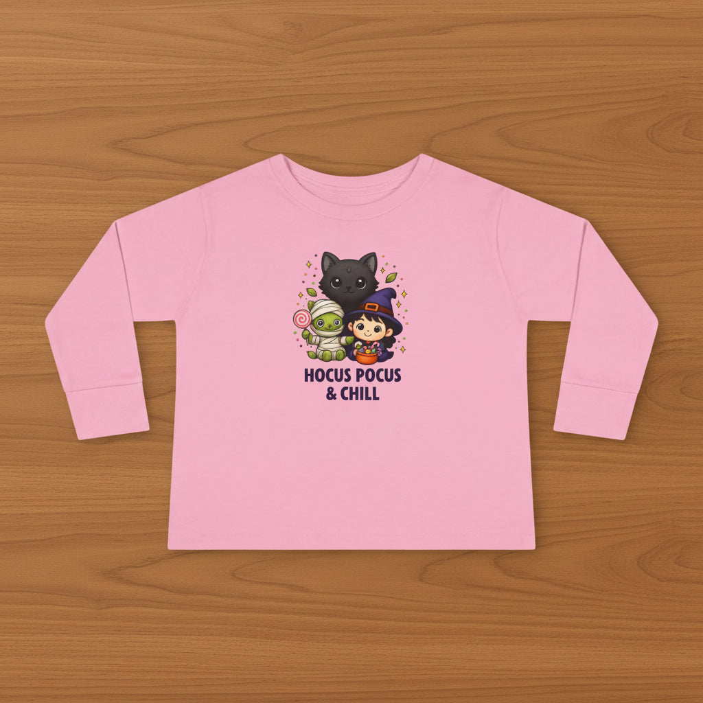 Hocus Pocus & Chill Toddler Long Sleeve T-shirt