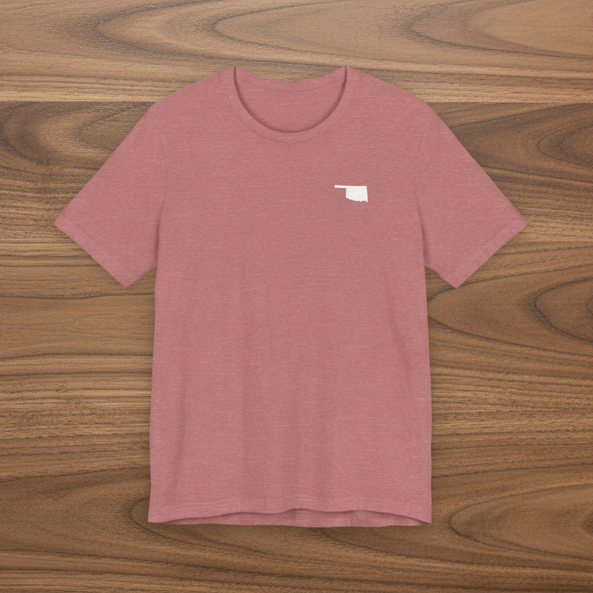 Oklahoma 'The Sooner State' Front & Back Graphic Tee