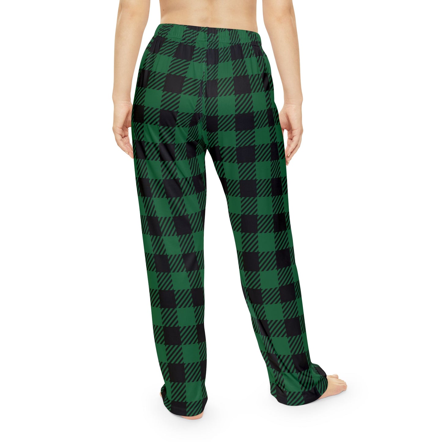 Women’s Green Buffalo Plaid Pajama Pants