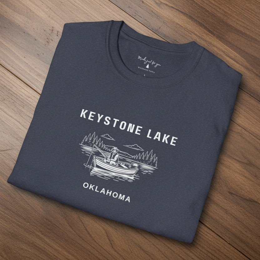 Keystone Lake Oklahoma Soft Style T-Shirt