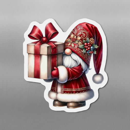 Christmas Gnome Fridge Magnet
