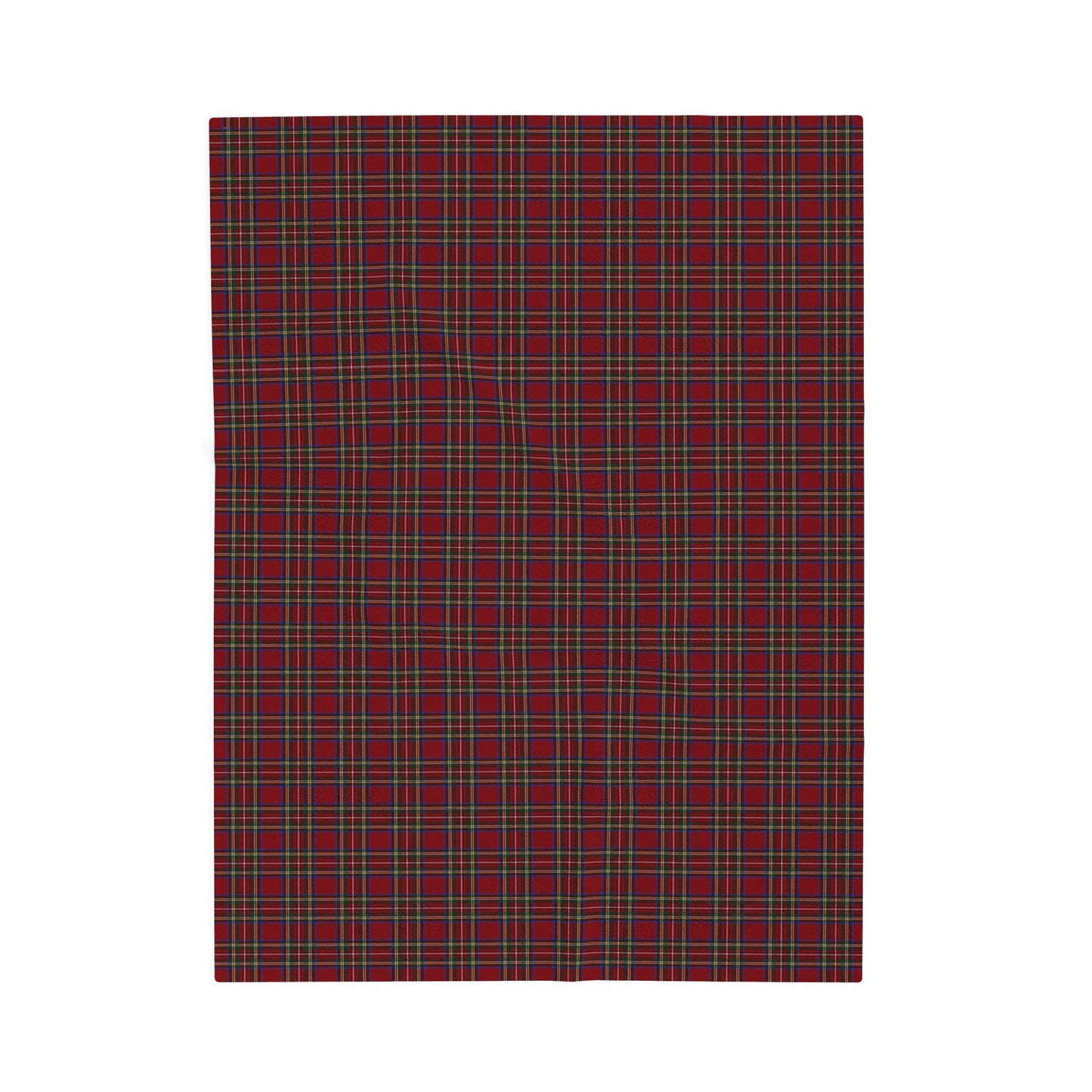 Christmas Eve Plaid Velveteen Plush Blanket
