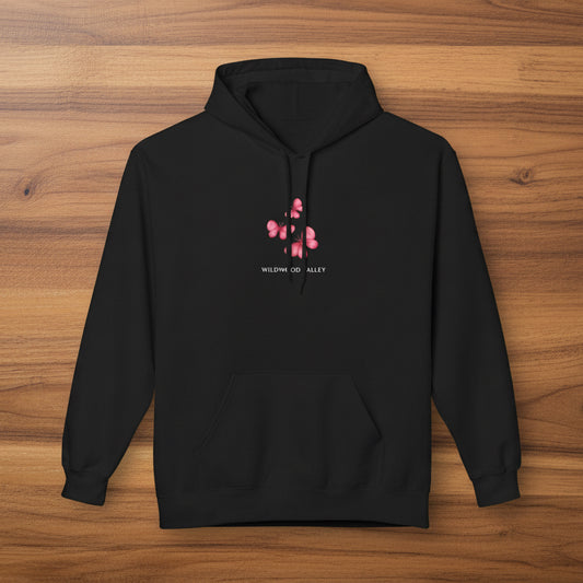 Pink Butterflies Wildwood Valley Hoodie