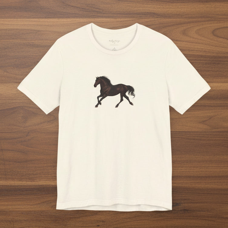 Dark Bay “Beauty”  Trotting Horse T-Shirt