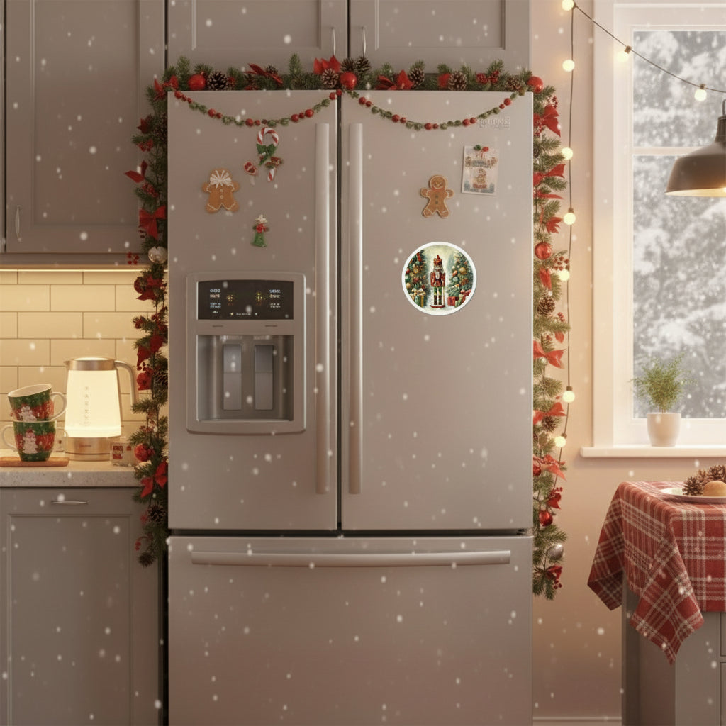 Nutcracker Christmas Magnet