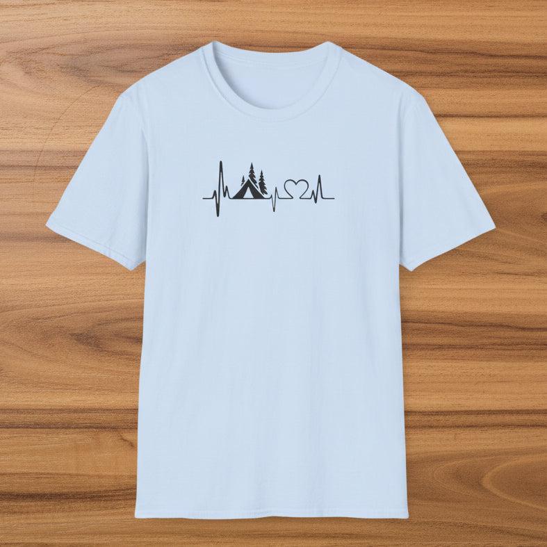 Camping Heartbeat T-Shirt