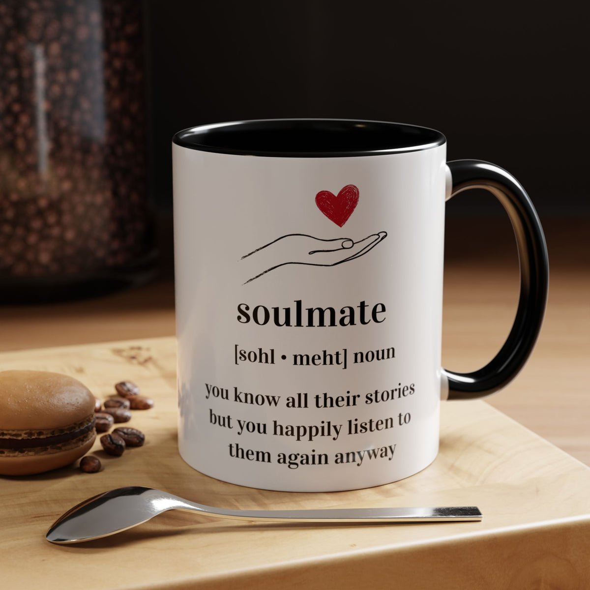 Soulmate Definition Accent Coffee Mug