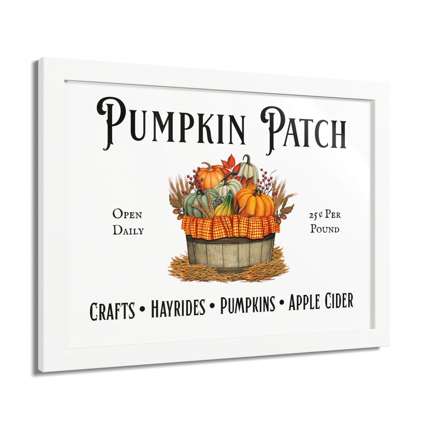 Pumpkin Patch – Autumn Harvest Wall Art