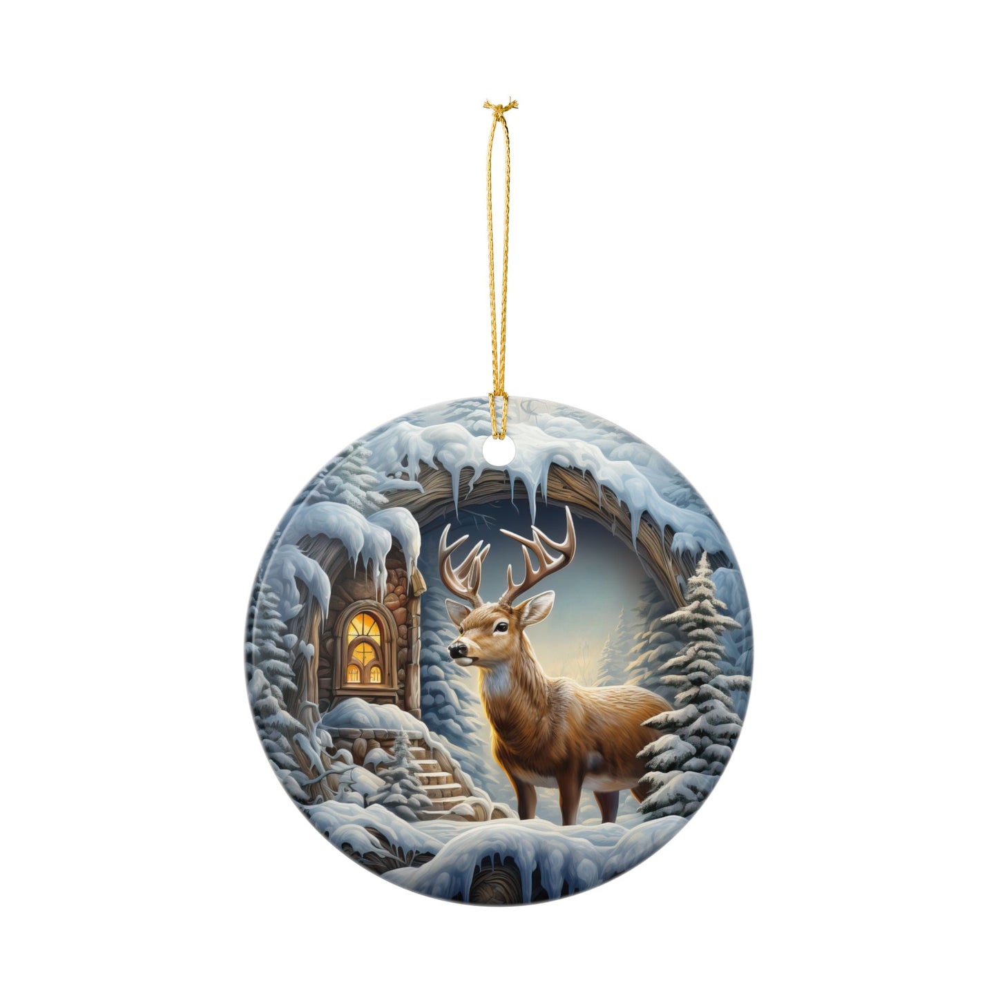 Winter Haven Ceramic Christmas Ornament