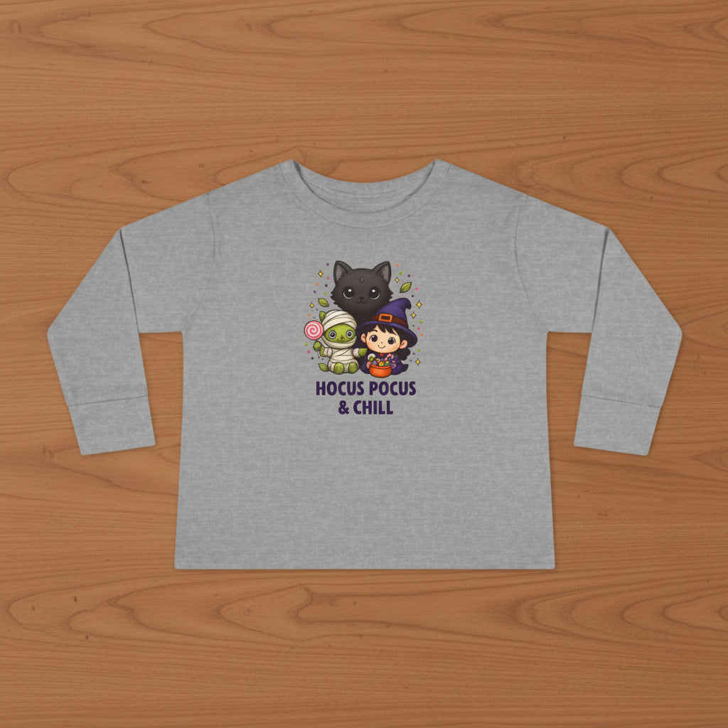 Hocus Pocus & Chill Toddler Long Sleeve T-shirt