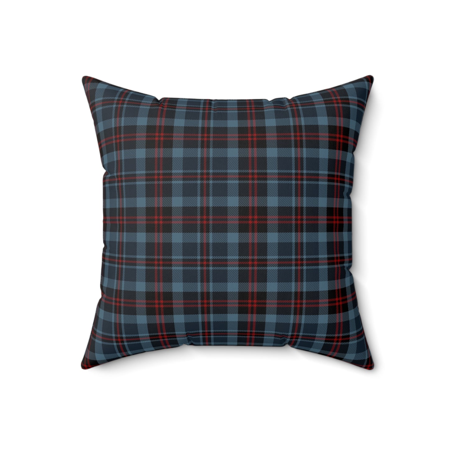 Highland Hearth Plaid Faux Suede Pillow