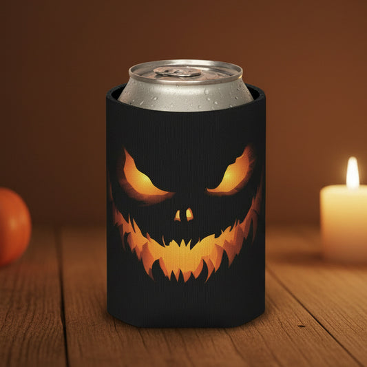 Spooky Jack-O'-Lantern Can Sleeve