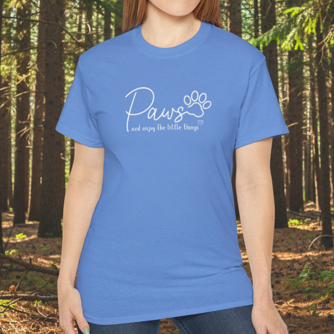 Paws And Enjoy The Little Things T‑Shirt