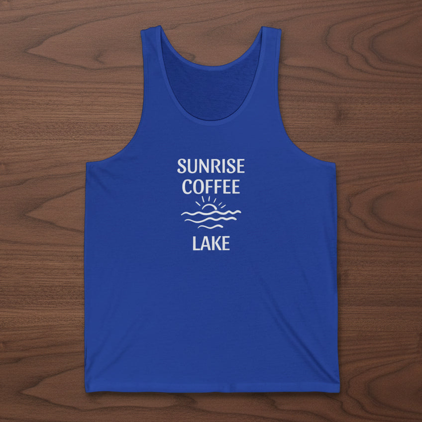 Sunrise Coffee Lake Tank Top
