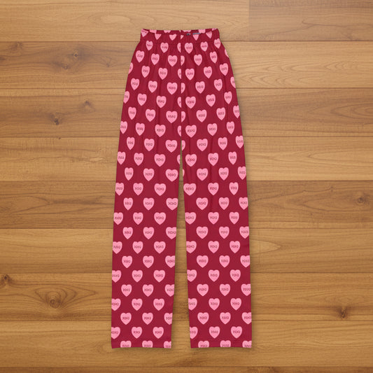 Kids Conversation Heart Lounge Pants