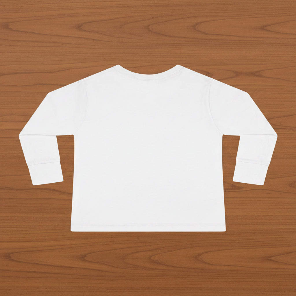 Little Red Monster Toddler Long Sleeve Tee