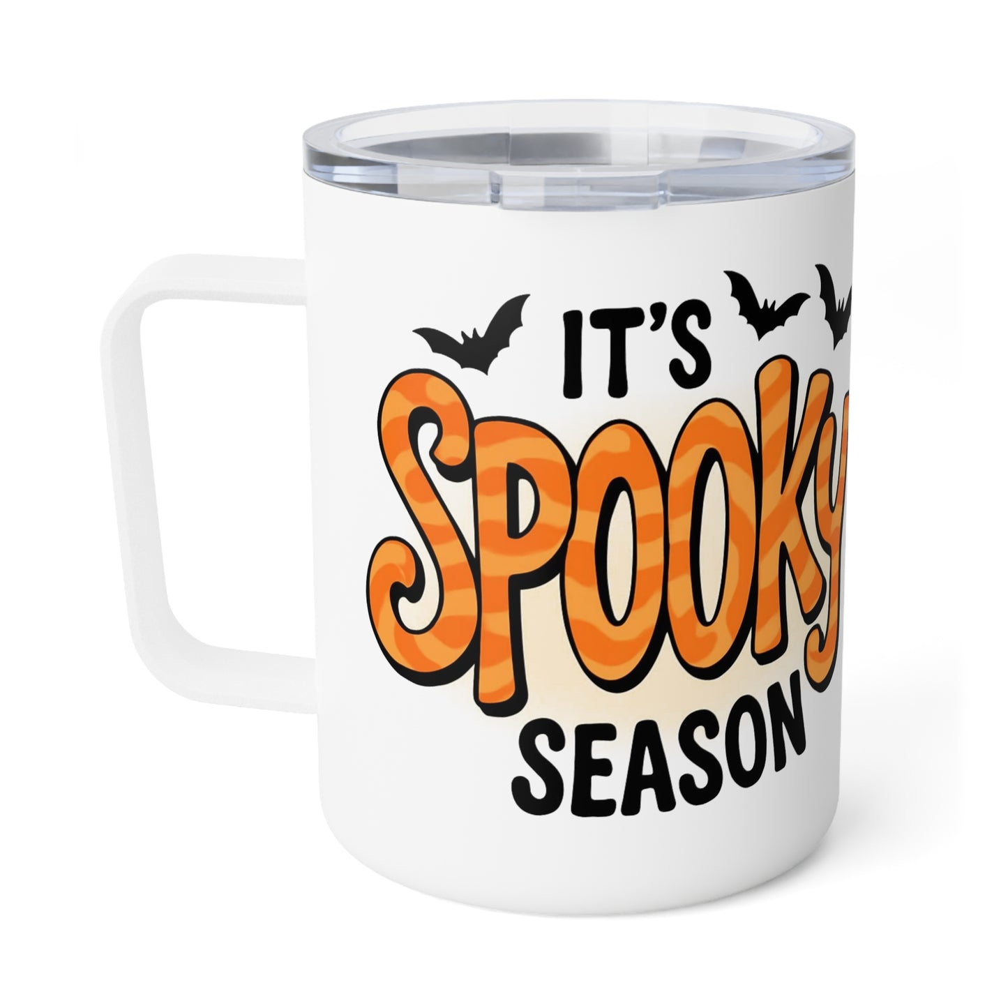 It’s Spooky Season 10oz Insulated Coffee Mug | Halloween Bat Design