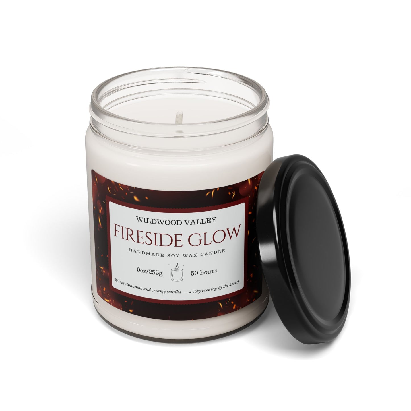 Fireside Glow Scented Soy Candle