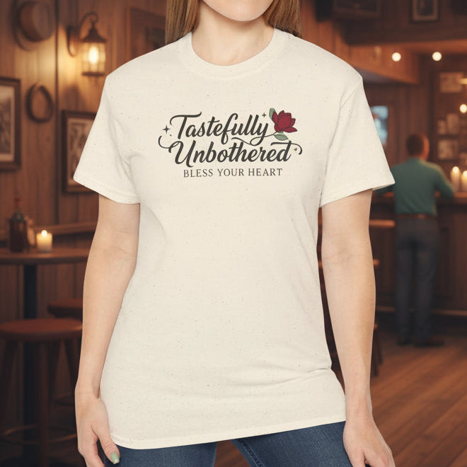 Tastefully Unbothered Bless Your Heart T-Shirt