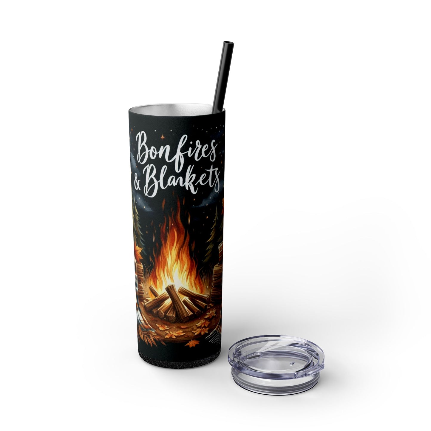 Bonfires and Blankets Skinny 20oz Tumbler