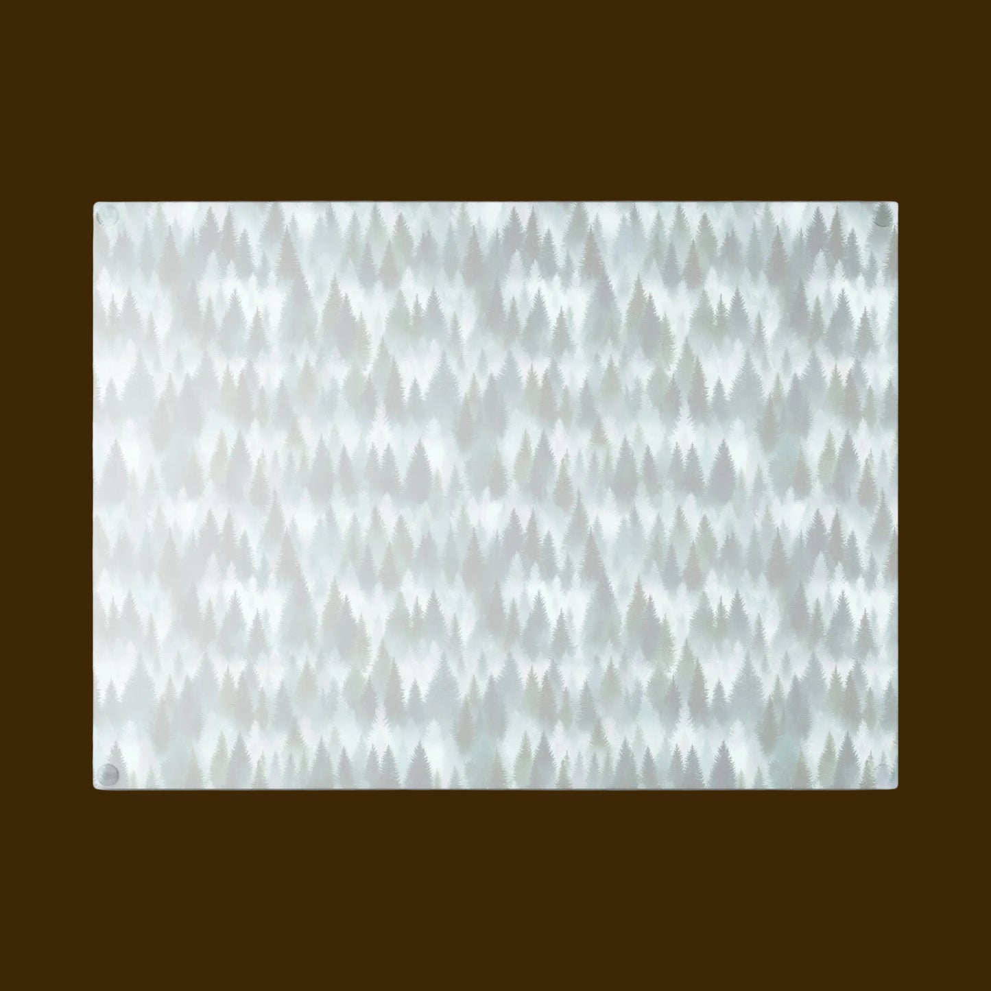 Forest Pines Glass Cutting Board