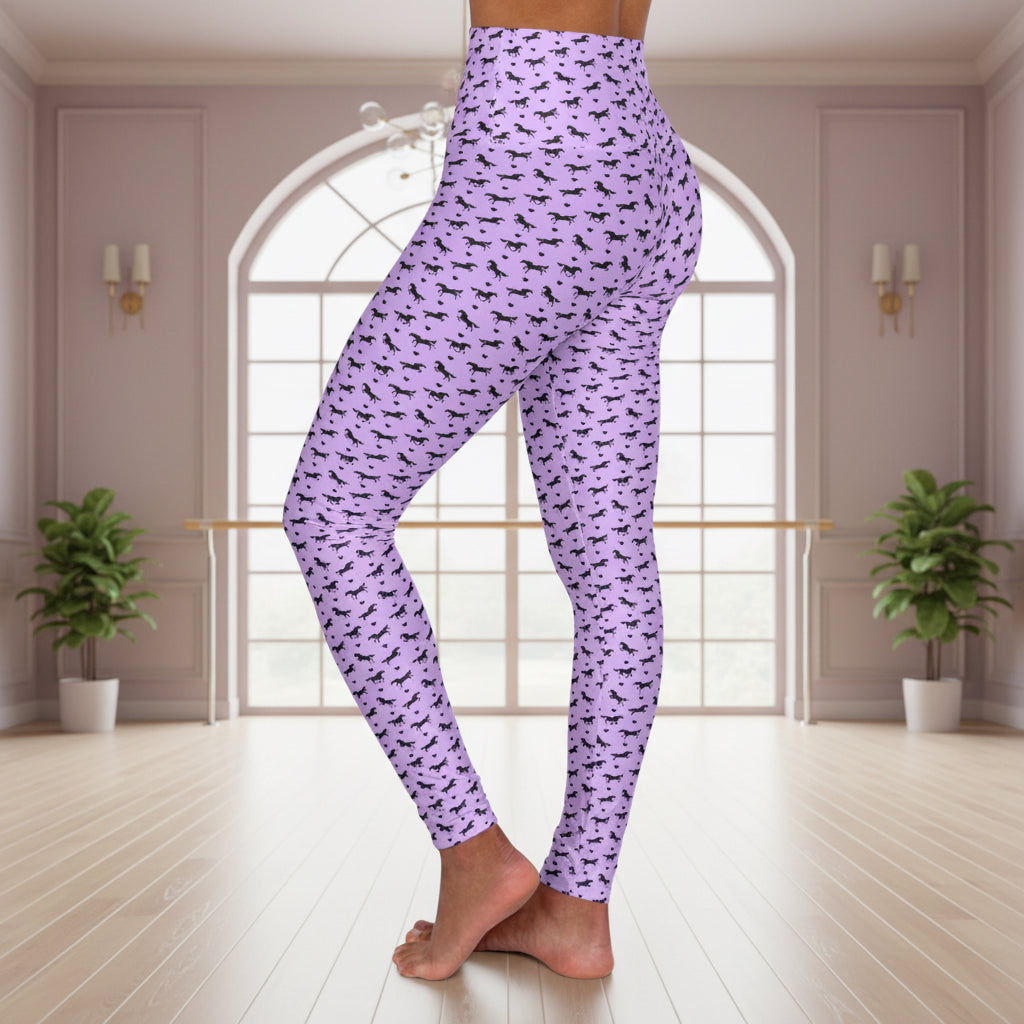 Horses & Hearts Lilac Leggings