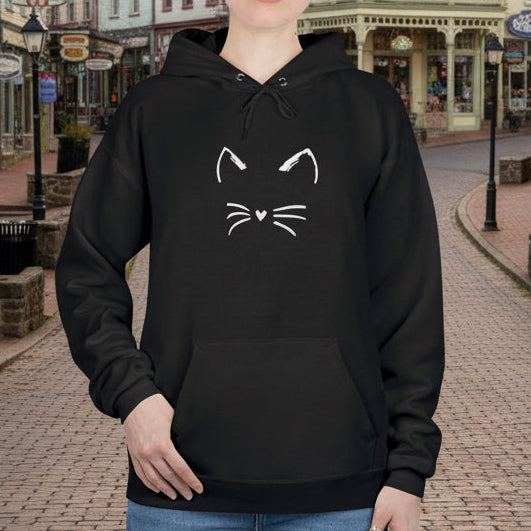 Cat Face Hoodie