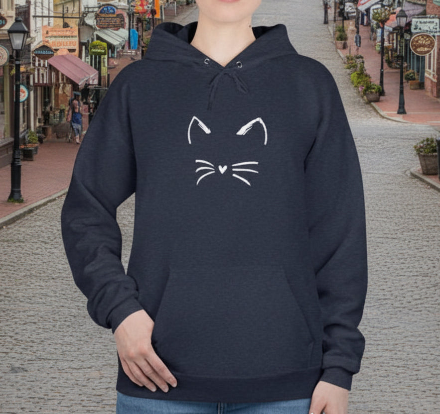 Cat Face Hoodie