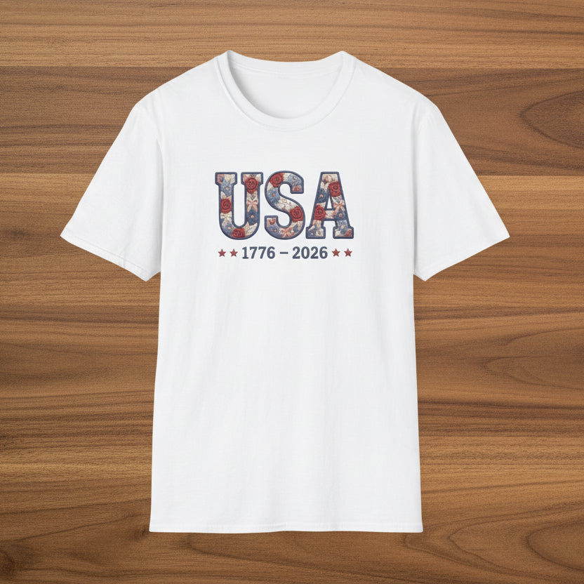 USA 1776-2026 Patriotic T-Shirt