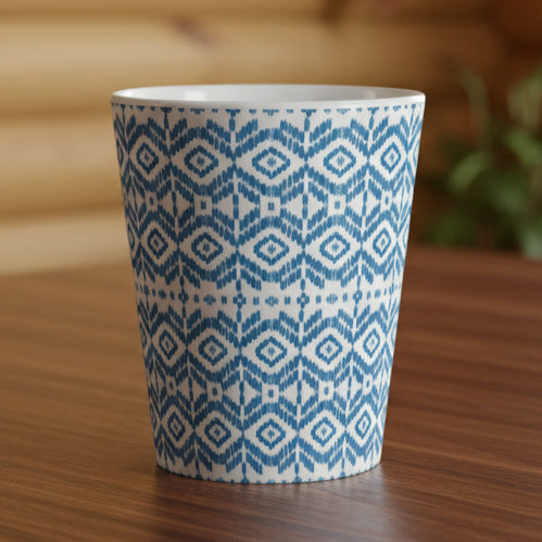 Blue Diamond Latte Mug